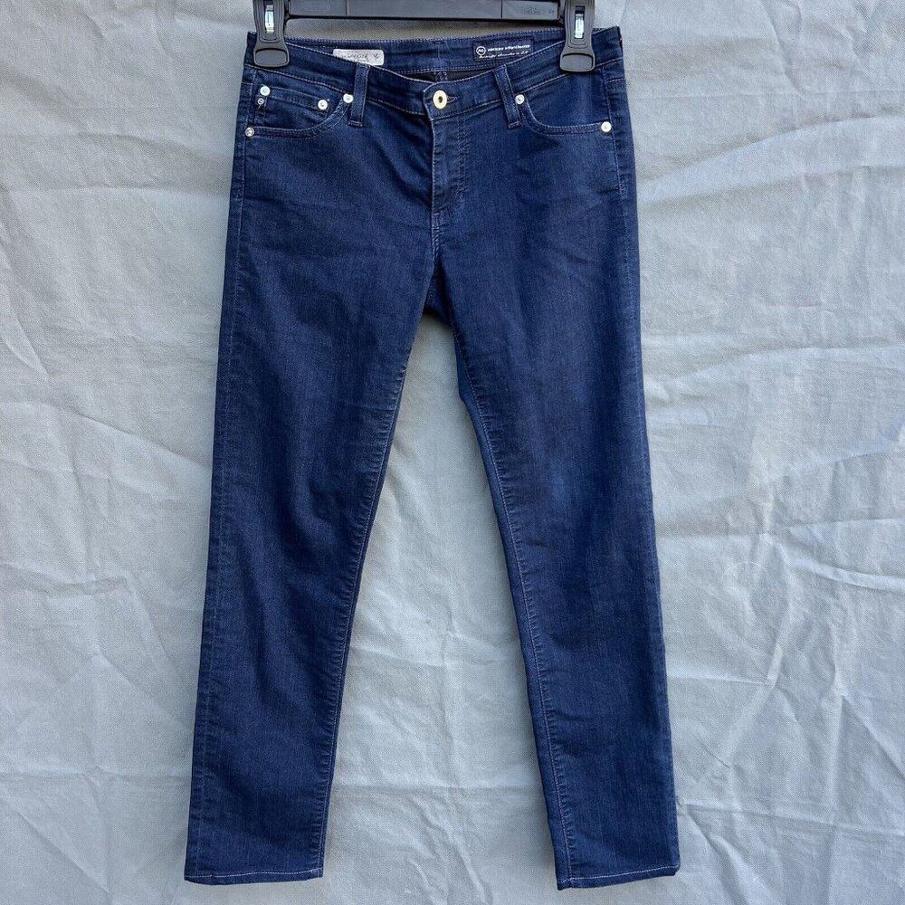 AG Adriano Goldschmied Blue Jeans Size 28R The Leggings Super Skinny Fit USA